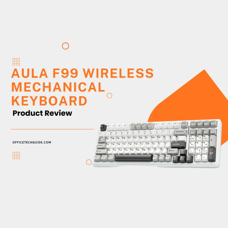 AULA F99 Wireless Mechanical Keyboard with RGB Backlighting and Ergonomic Design