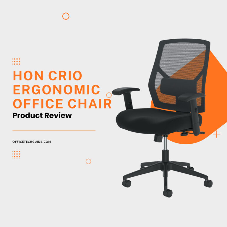 HON Crio High-Back Ergonomic Office Chair with Mesh Back and Adjustable Features